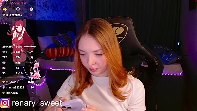 Snapshot of renary_sweet chatting on January 15, 2025, 9:51 pm renary sweet online show from January 15, 2025, 9:51 pm