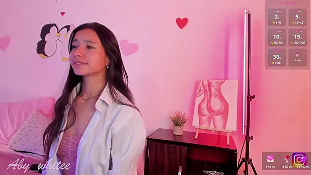 Snapshot of AbyWhitee chatting on March 12, 2025, 7:13 am AbyWhitee online show from March 12, 2025, 7:13 am