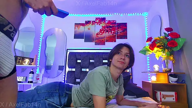Snapshot of Alex_and_Fabian chatting on March 22, 2025, 9:42 pm Alex and Fabian online show from March 22, 2025, 9:42 pm