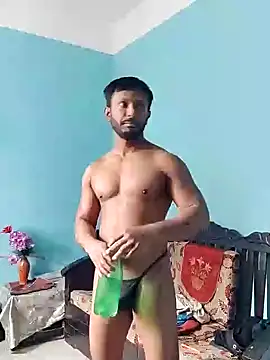 HunkyAriyan online show from January 31, 2025, 6:24 am