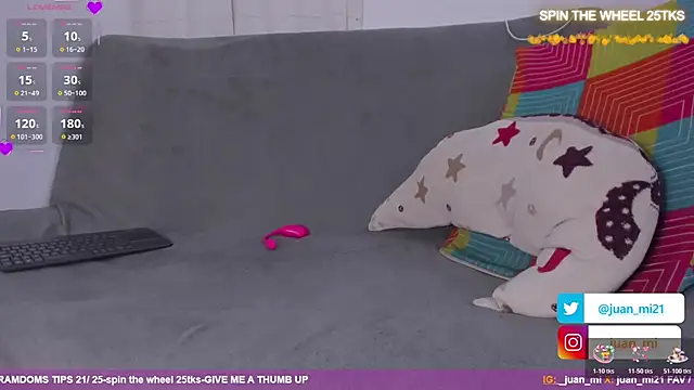 juanmiss online show from November 21, 2025, 7:13 pm