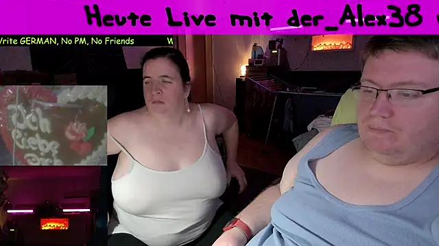 der alex38 online show from February 9, 2025, 12:06 am