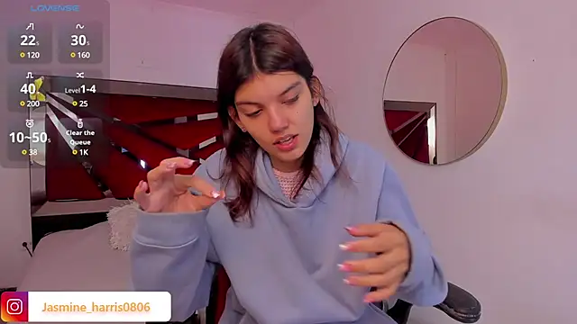Snapshot of JasmineHarris chatting on January 30, 2025, 11:22 am JasmineHarris online show from January 30, 2025, 11:22 am