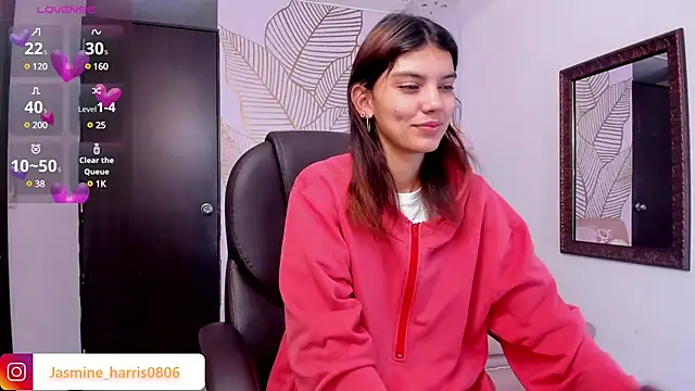 Snapshot of JasmineHarris chatting on March 13, 2025, 11:51 am JasmineHarris online show from March 13, 2025, 11:51 am