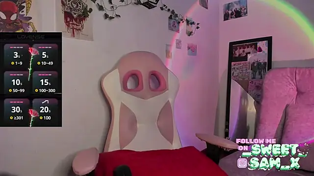 Snapshot of sweet_Samx chatting on March 17, 2025, 5:45 am sweet Samx online show from March 17, 2025, 5:45 am