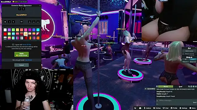 BrandiWRLD 999 online show from September 12, 2025, 6:07 pm