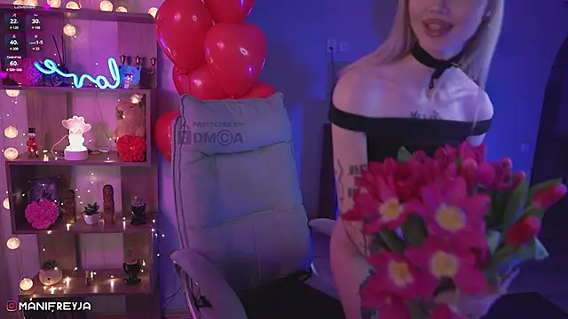 ManiFreyja online show from February 16, 2025, 6:43 pm