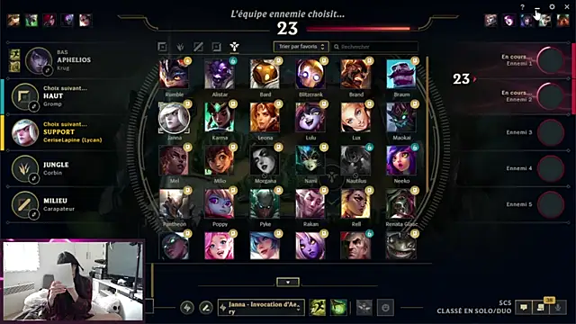 Snapshot of CeriseLapine chatting on March 1, 2026, 11:54 am CeriseLapine online show from March 1, 2026, 11:54 am