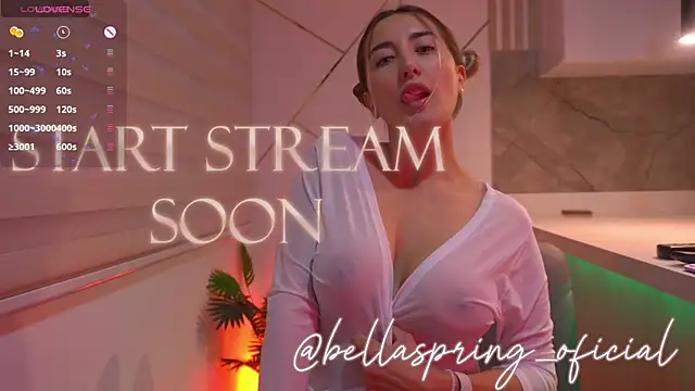 b3llaspringg online show from March 16, 2026, 8:33 pm