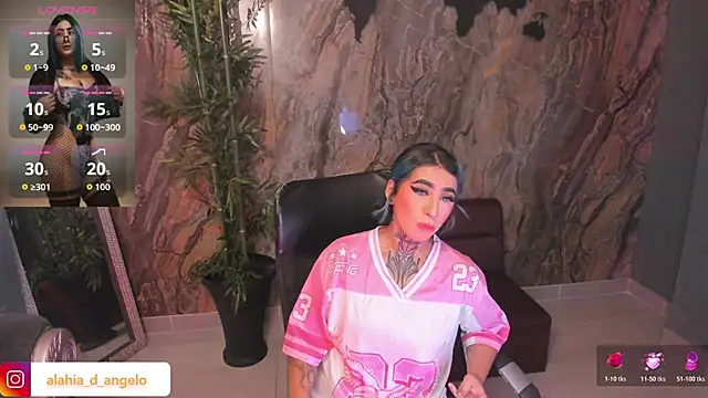 Alahia Dangelo online show from April 11, 2026, 5:38 pm