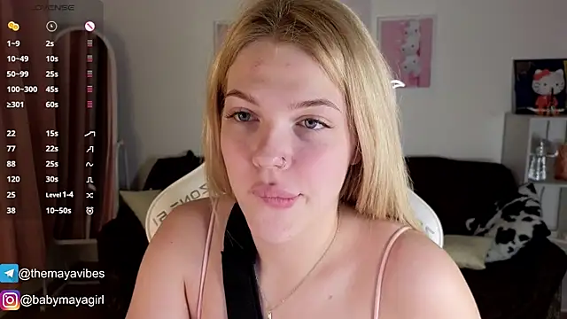 Maya Rave online show from November 23, 2025, 2:10 am