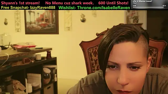 Snapshot of IsabelleRaven chatting on June 26, 2026, 1:44 am IsabelleRaven online show from June 26, 2026, 1:44 am