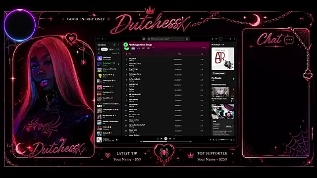 Snapshot of GoddessxDutchessx chatting on April 29, 2026, 8:37 pm GoddessxDutchessx online show from April 29, 2026, 8:37 pm