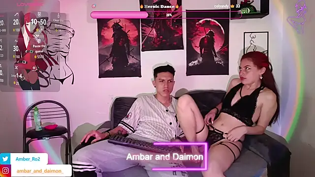 Snapshot of Ambar_and_daimon_ chatting on September 19, 2025, 7:07 pm Ambar and daimon online show from September 19, 2025, 7:07 pm