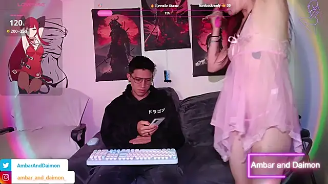 Snapshot of Ambar_and_daimon_ chatting on September 29, 2025, 6:13 pm Ambar and daimon online show from September 29, 2025, 6:13 pm