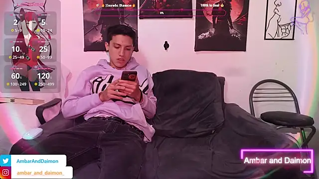 Snapshot of Ambar_and_daimon_ chatting on October 9, 2025, 3:51 am Ambar and daimon online show from October 9, 2025, 3:51 am