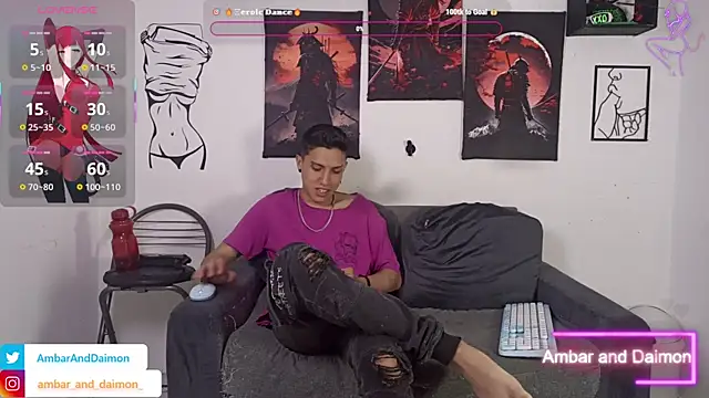 Snapshot of Ambar_and_daimon_ chatting on October 21, 2025, 4:06 pm Ambar and daimon online show from October 21, 2025, 4:06 pm