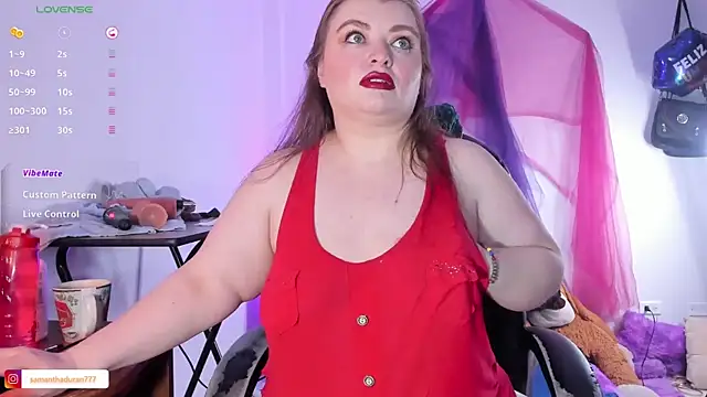 Queensamantha777 online show from October 12, 2025, 1:29 am