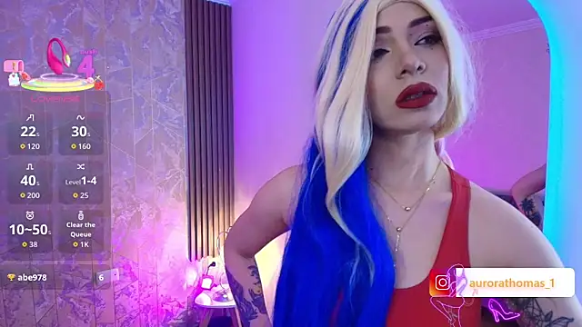 Aurora thomas  1 online show from April 3, 2026, 10:05 pm