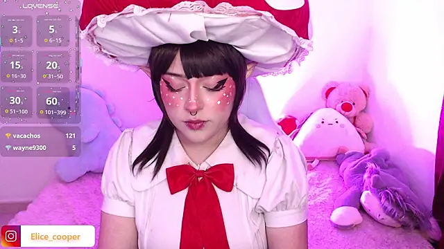 Snapshot of Elice_cooper_ chatting on October 6, 2025, 4:57 am Elice cooper online show from October 6, 2025, 4:57 am