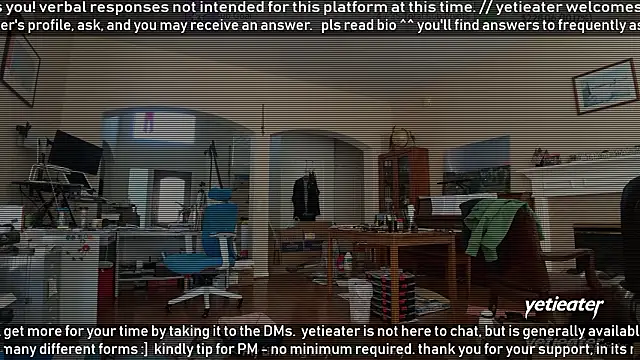 Snapshot of yetieater chatting on March 18, 2026, 4:52 pm yetieater online show from March 18, 2026, 4:52 pm