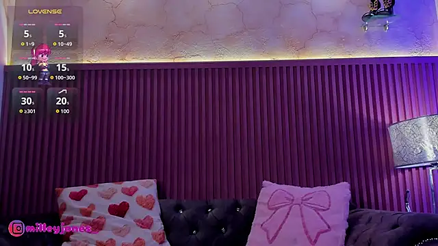 Snapshot of MilleyJones chatting on March 9, 2026, 11:58 am MilleyJones online show from March 9, 2026, 11:58 am