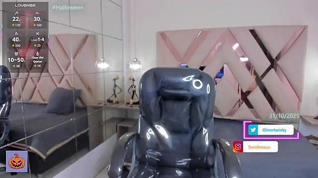 OliverTwinky online show from October 25, 2025, 1:23 pm