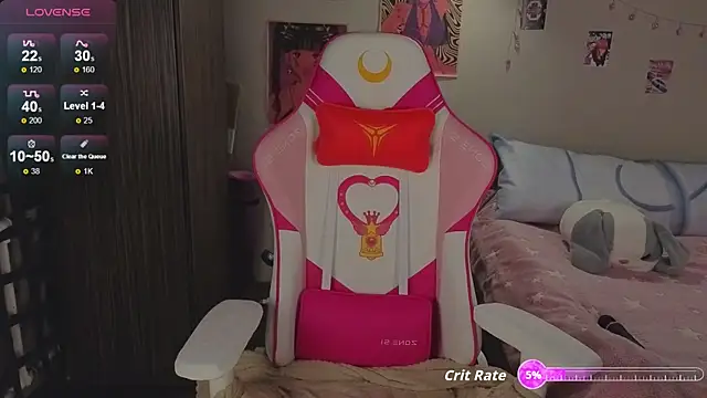 CrystalBlaze  online show from October 25, 2025, 8:42 pm