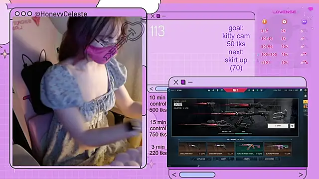 Snapshot of HoneyyCeleste chatting on June 15, 2026, 6:40 pm HoneyyCeleste online show from June 15, 2026, 6:40 pm