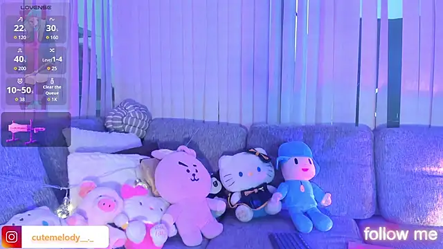 Snapshot of Melody-chers chatting on March 20, 2026, 11:55 am Melody-chers online show from March 20, 2026, 11:55 am