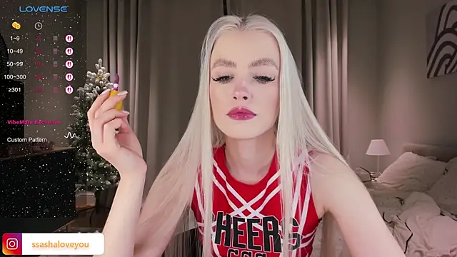 sashaloveyou online show from December 13, 2025, 11:00 pm