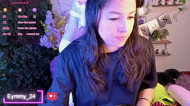 Eymmy 24 online show from April 26, 2026, 1:25 am