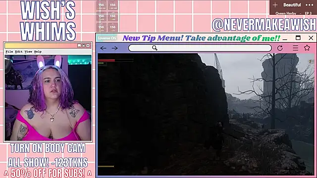 Snapshot of nevermakeawish chatting on July 2, 2026, 5:13 am nevermakeawish online show from July 2, 2026, 5:13 am