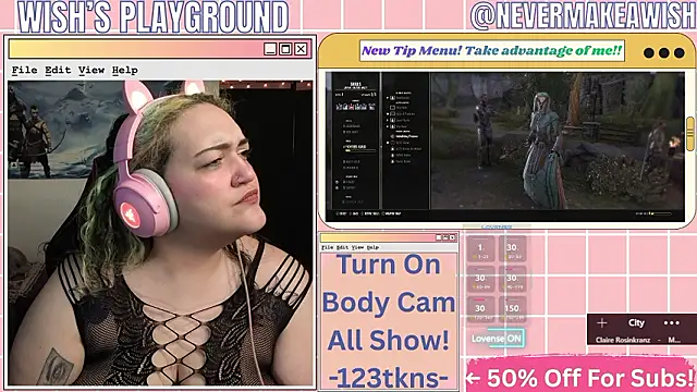 nevermakeawish online show from March 27, 2026, 9:10 am