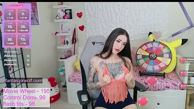 fantasyxwolf online show from February 22, 2026, 6:31 pm