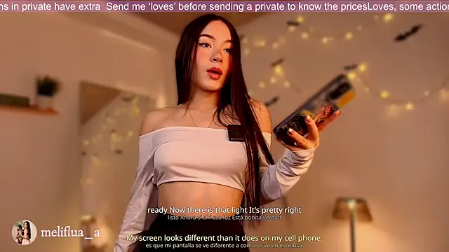 Melifluaa online show from October 25, 2025, 4:18 pm