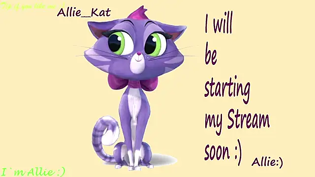 Snapshot of Allie_Kat chatting on May 31, 2026, 1:39 pm Allie Kat online show from May 31, 2026, 1:39 pm