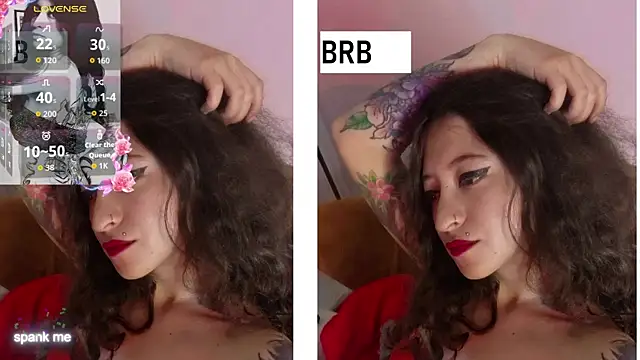 Roshhell1 online show from November 9, 2025, 8:18 am