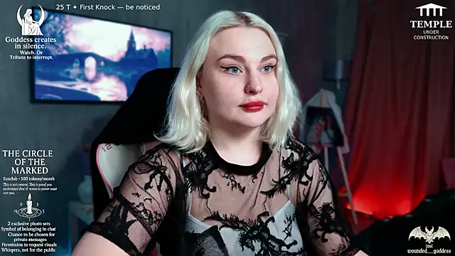 Wounded Goddess  online show from November 15, 2025, 5:44 am