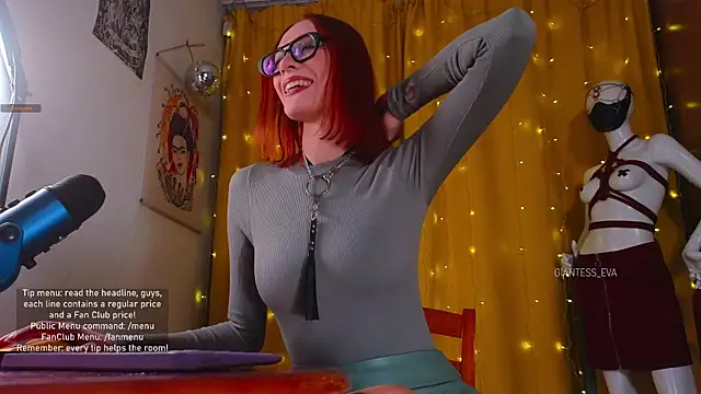 Giantess Eva online show from January 9, 2026, 7:21 pm