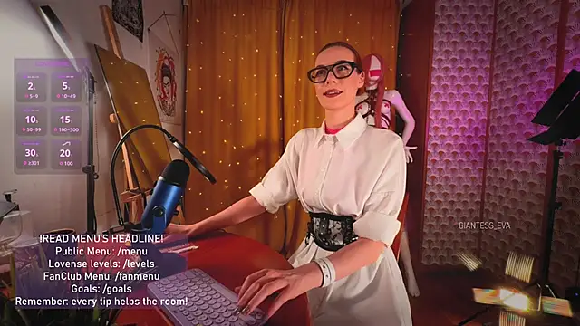 Giantess Eva online show from May 15, 2026, 6:17 pm
