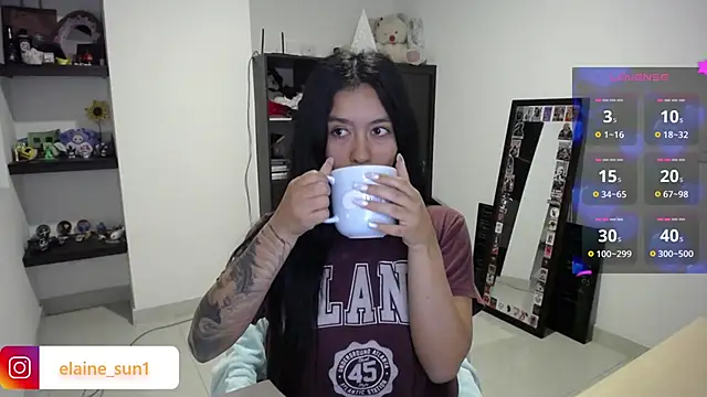 Snapshot of elaine_sun1 chatting on January 13, 2026, 3:21 am elaine sun1 online show from January 13, 2026, 3:21 am