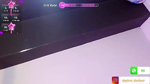 Daphnne XXX online show from November 2, 2025, 8:03 pm