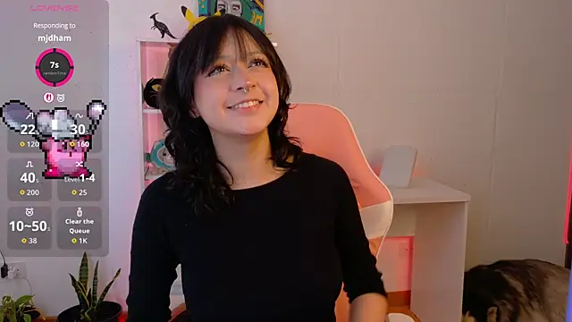 Snapshot of Sallie_Doll chatting on October 21, 2025, 6:40 pm Sallie Doll online show from October 21, 2025, 6:40 pm