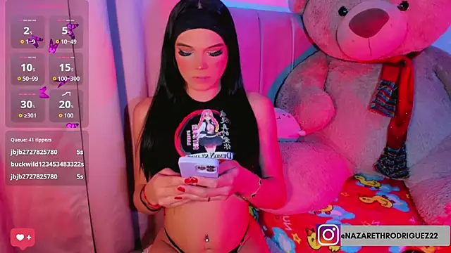 SexyNaza 1 online show from December 18, 2025, 5:23 am