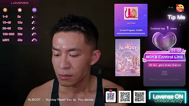 OceanCandy online show from January 18, 2026, 3:04 pm