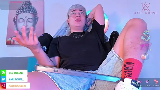 AxelRouse3 online show from March 27, 2026, 3:57 pm