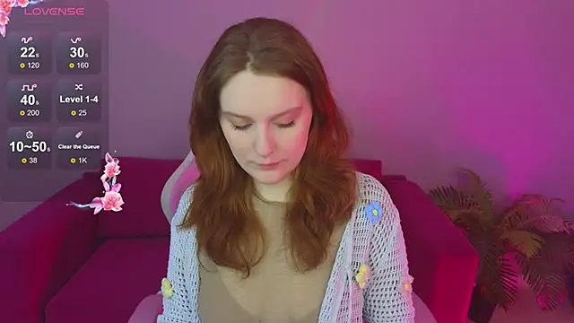 Snapshot of Ginger_Kristin chatting on January 18, 2026, 6:17 am Ginger Kristin online show from January 18, 2026, 6:17 am