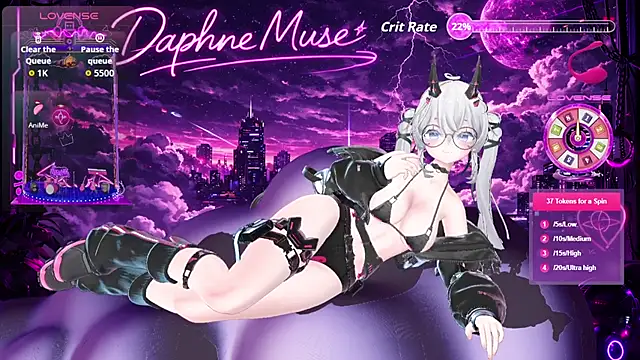 Muse Daphne online show from March 14, 2026, 8:04 pm