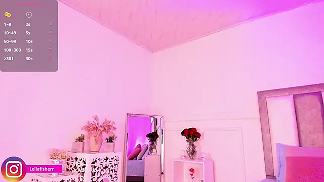 Leilafisherr online show from February 27, 2026, 9:14 pm